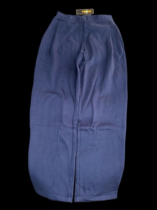 HODO Pants - NWT HODO Navy Blue Wide Leg Sweatpants Lounge Pants Size L Tall 34” Inseam